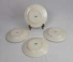 Lot de 4 assiettes parlantes creil Montereau n°2759