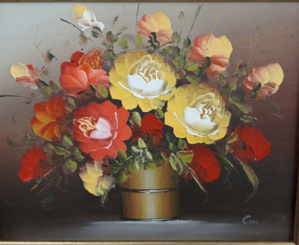 Peinture / Bouquet de fleurs / n°2828