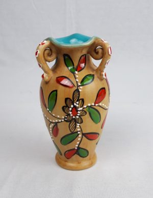 Vase vintage en céramique Santucci Deruta n°2832