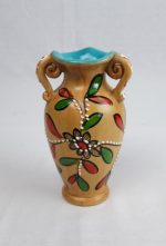 Vase vintage en céramique Santucci Deruta n°2832