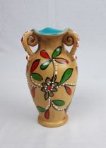 Vase vintage en céramique Santucci Deruta n°2832