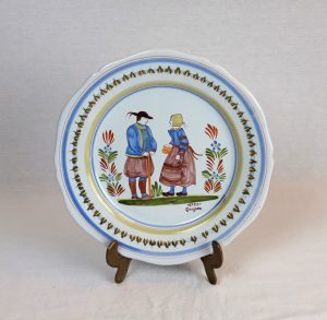 Ancienne assiette Henriot Quimper n°3107