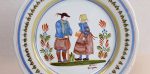 Ancienne assiette Henriot Quimper n°3107