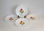 Lot de 4 assiettes creuses vintages Arcopal n°3136