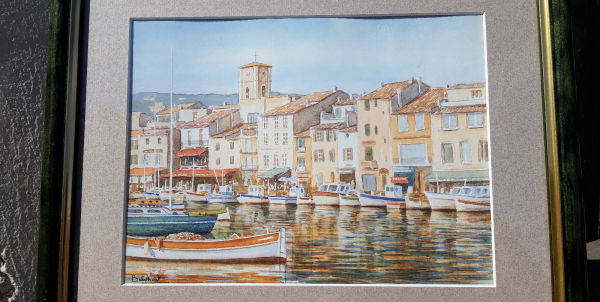 Cadre / Le port de St Tropez / n°3098