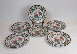 Lot de 6 assiettes a dessert / Haviland / Kien Long / n°3966