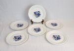 Lot de 6 assiettes a dessert vintages Orchies n°4103