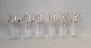 Lot de 6 verres a pied Rabelais n°4176