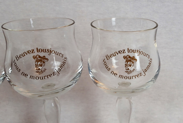 Lot de 6 verres a pied Rabelais n°4176