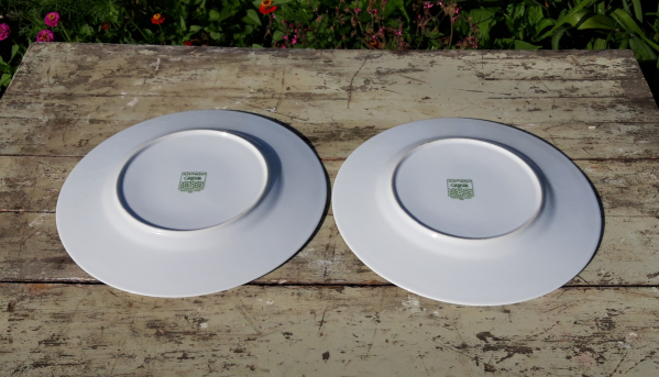 Lot de 2 plats Galusha Lethu 2000 n°4216