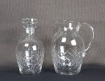 Service en cristal / Carafe + pichet / n°4238