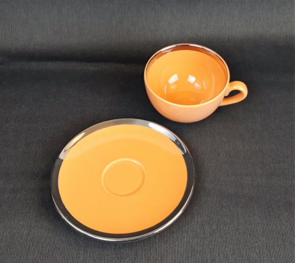 Grande tasse vintage / Orange / n°8179