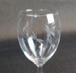 Lot de 6 verres gravés / Apéritifs / n°8232