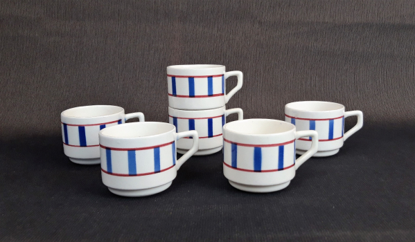 Lot de 6 tasses Basque n°8272