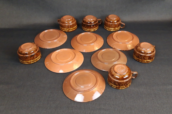 Lot de 6 tasses vintages n°8412