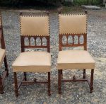 Ancienne paire de fauteuils + 2 chaises n°8566