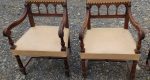 Ancienne paire de fauteuils + 2 chaises n°8566