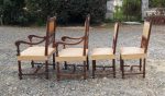 Ancienne paire de fauteuils + 2 chaises n°8566