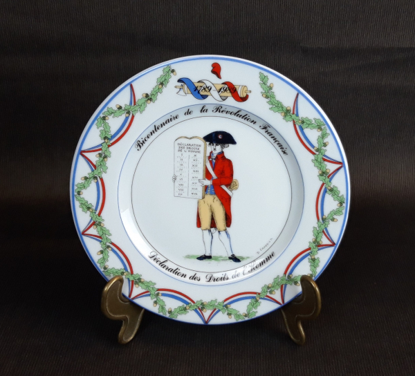 Assiette Bicentenaire de la révolution n°8555