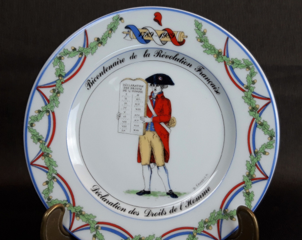 Assiette Bicentenaire de la révolution n°8555