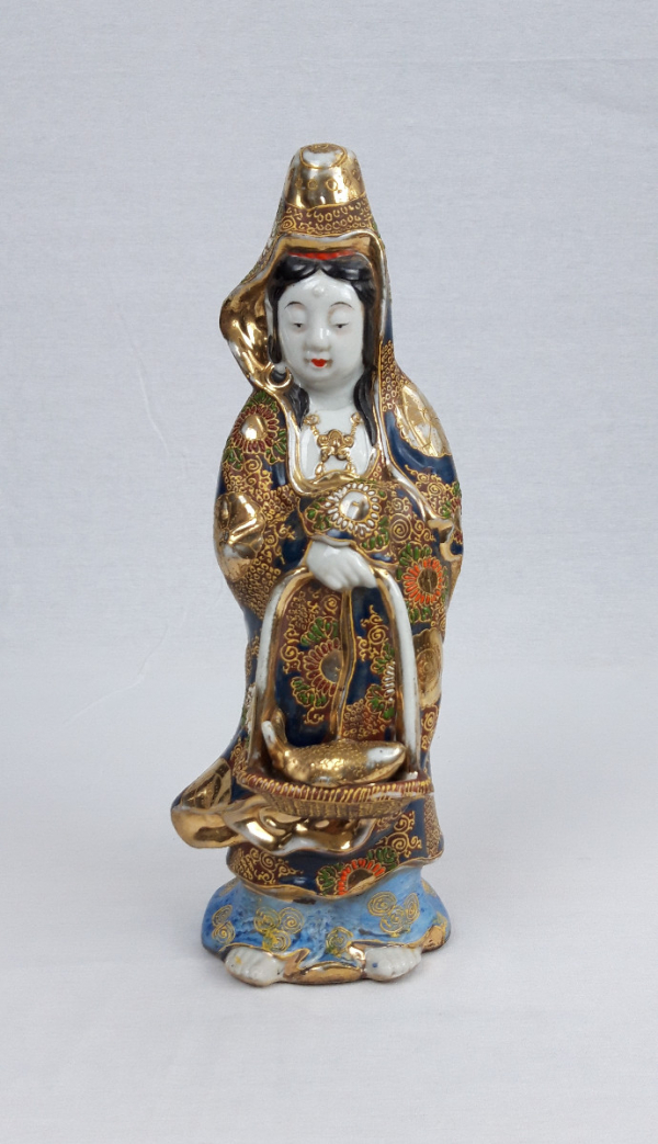 Ancienne statue Geisha Satsuma n°8701