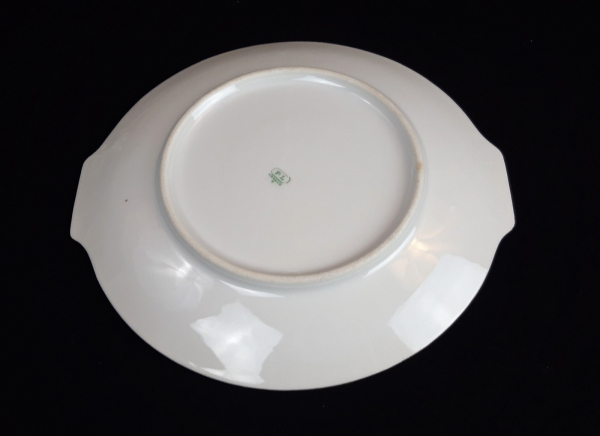 Ancien plat a gateau en porcelaine n°8770