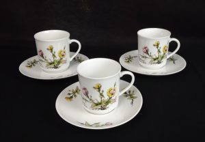 Lot de 3 tasses vintages Mobil n°8966