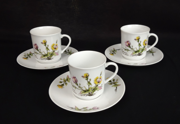 Lot de 3 tasses vintages Mobil n°8966