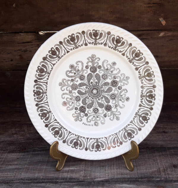 Assiette vintage " Prairie " n°2639