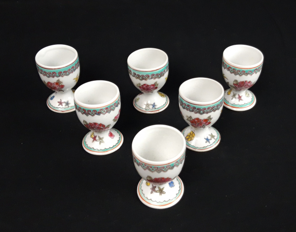 Lot de 6 coquetiers Chinois n°2927