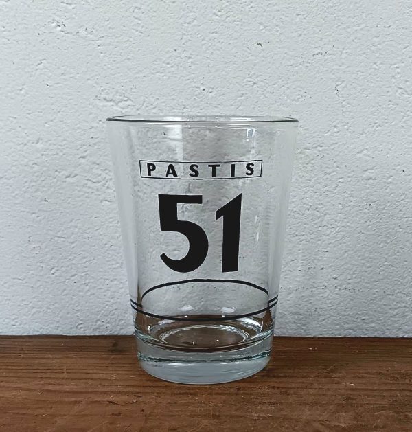 Lot de 6 verres vintages Pastis 51 n°10249