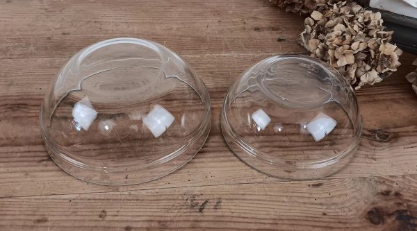 Lot de 2 saladiers en verre n°10279