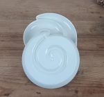 Lot de 5 assiettes en forme de spirale n°10340 *