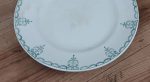 Ancien plat en faïence MDL n°10345