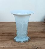 Ancien vase en opaline de foire n°10360 *