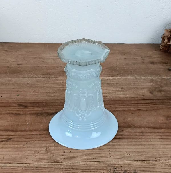 Ancien vase en opaline de foire n°10360 *