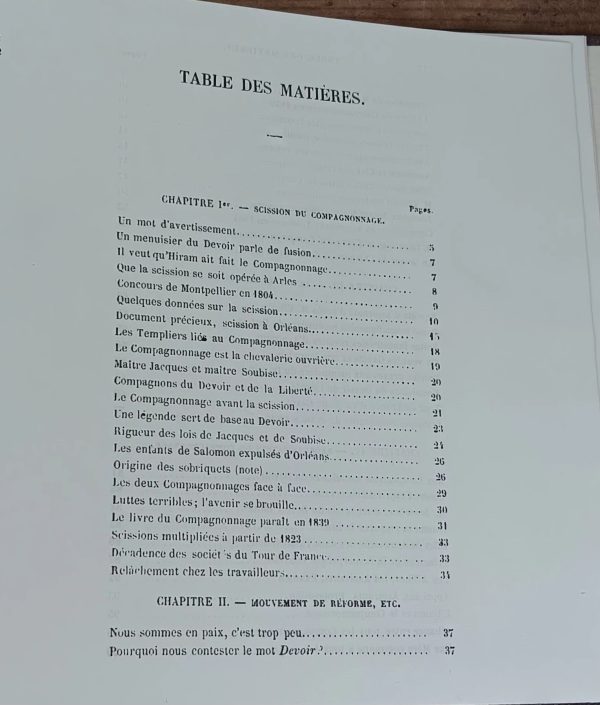 Documents autour du compagnonnage n°10380