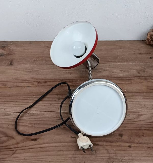 Lampe de bureau vintage rouge / Targetti / n°10421