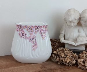 Vase vintage en faïence n°10445