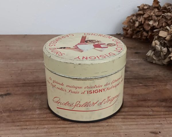 Boite vintage / Isicrem Galliot d'Isigny / Caramel n°10490