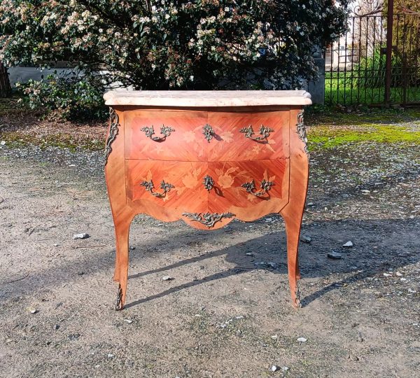 Ancienne commode Louis XV marquetée n°10493