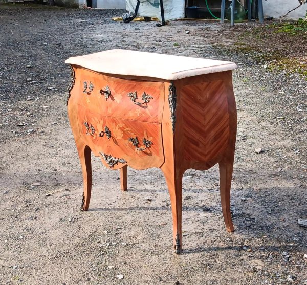 Ancienne commode Louis XV marquetée n°10493