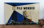 Ancienne plaque publicitaire Pile Wonder n°10500