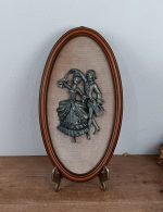Cadre vintage / Couple de danseurs / Etain du Prince n°15543