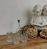 Ancienne dinette / verres + carafe / n°10596