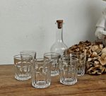 Ancienne dinette / verres + carafe / n°10596