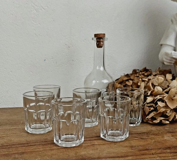Ancienne dinette / verres + carafe / n°10596