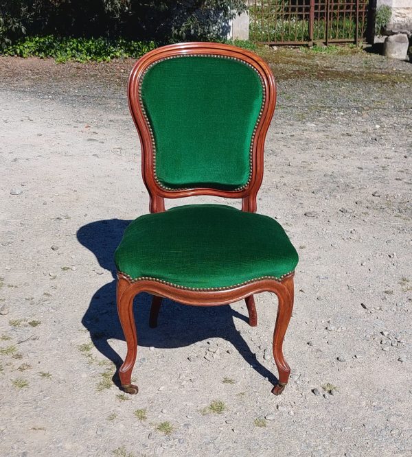 Ancienne chaise Louis XV en acajou n°10732