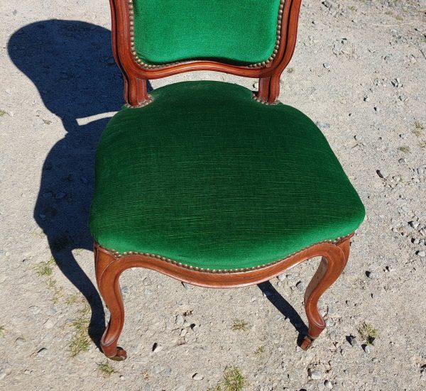 Ancienne chaise Louis XV en acajou n°10732