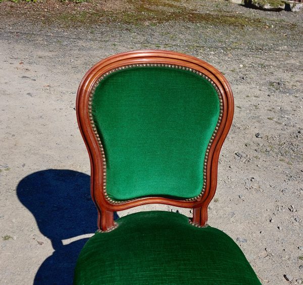 Ancienne chaise Louis XV en acajou n°10732